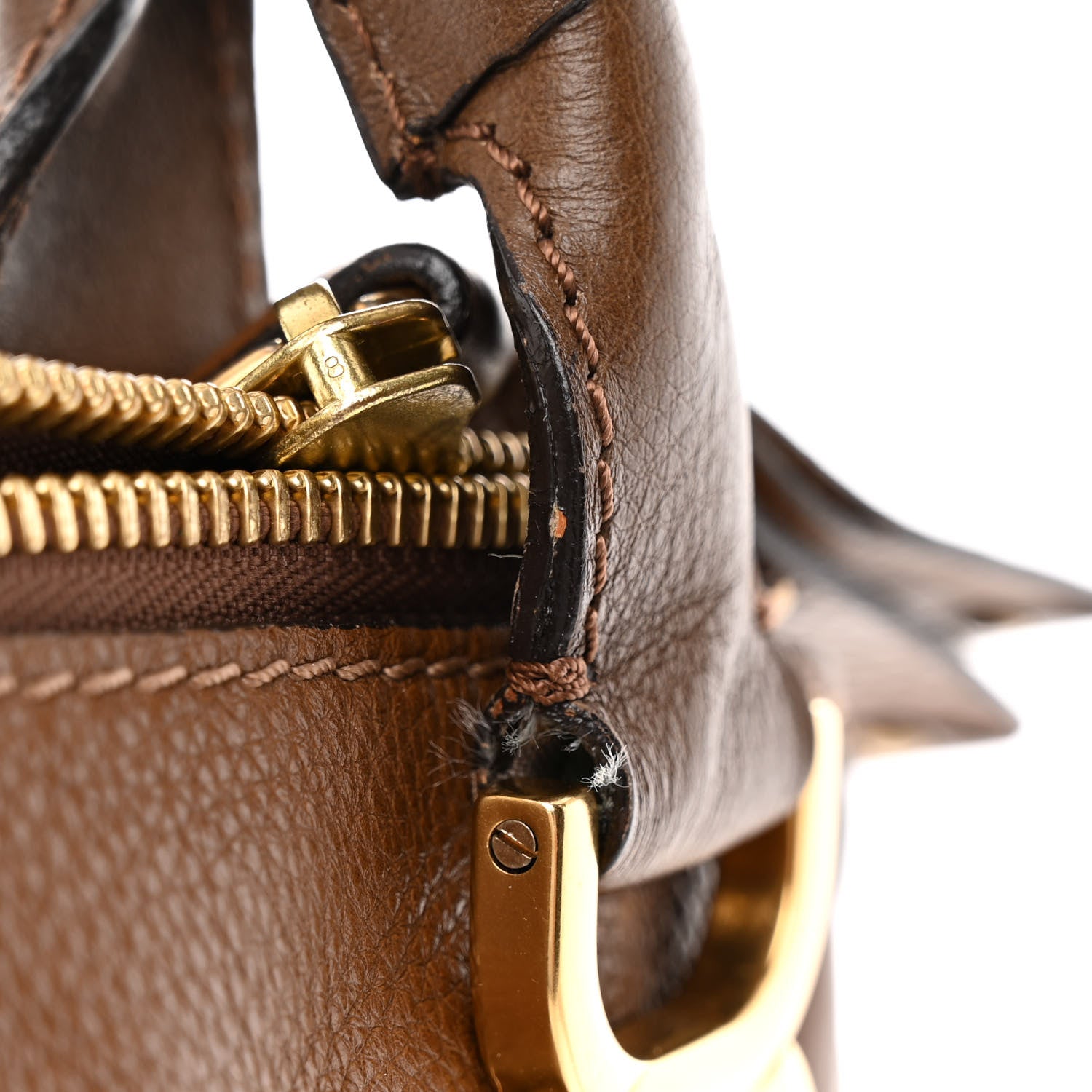 Chloe Calfskin Medium Marcie Satchel Tan 11 of 15