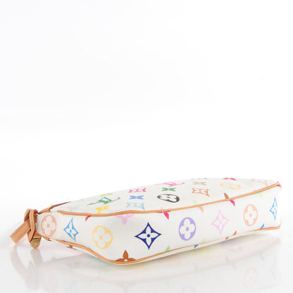 Louis Vuitton Monogram Multicolor Pochette Accessories White 4 of 9