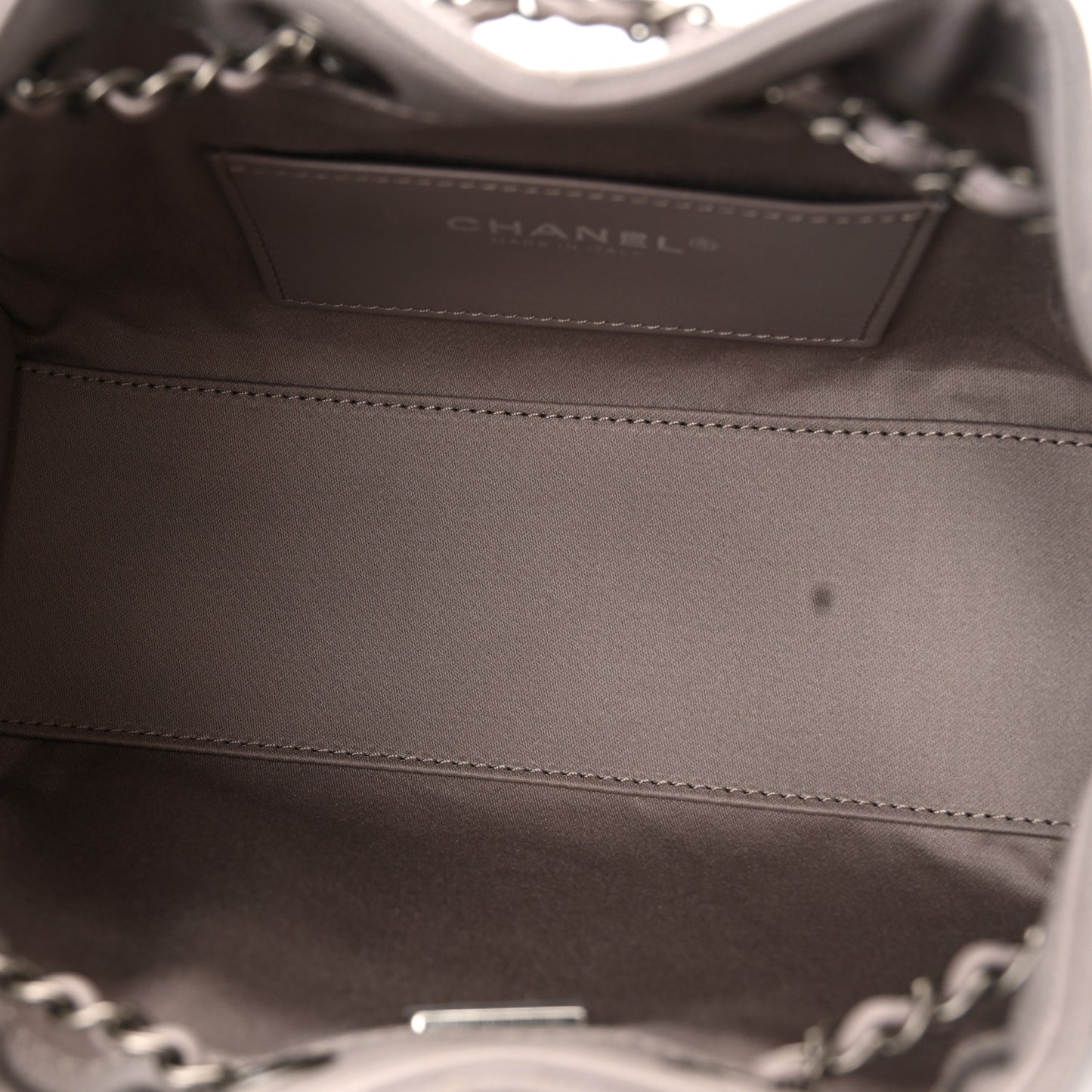 Caviar Quilted Mini Chanel 25 Handbag Dark Grey