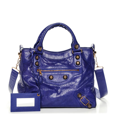 Balenciaga Agneau Giant 21 Rose Gold Hardware Velo Bleu Lavande 1 of 6
