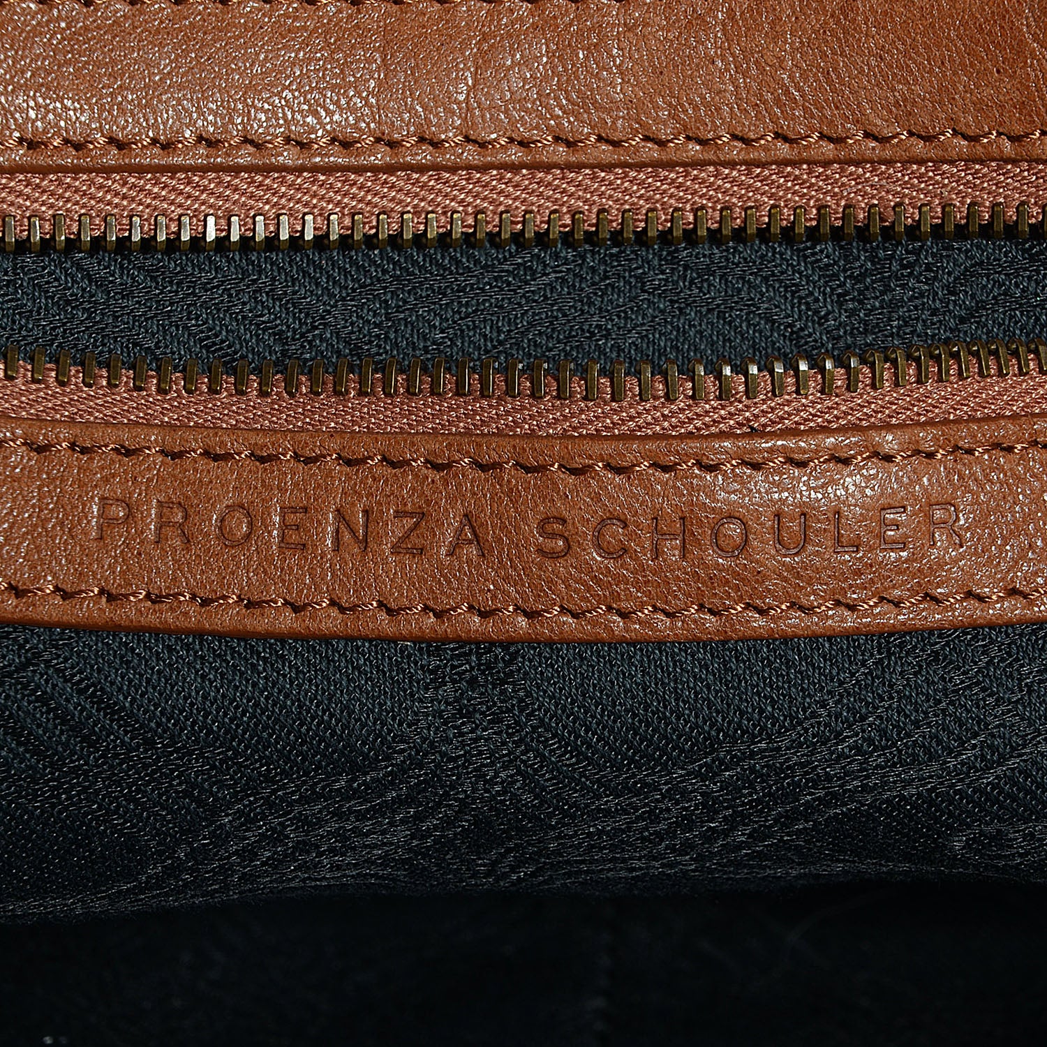 Proenza Schouler Leather PS1 Small Keep All Saddle 12 of 13