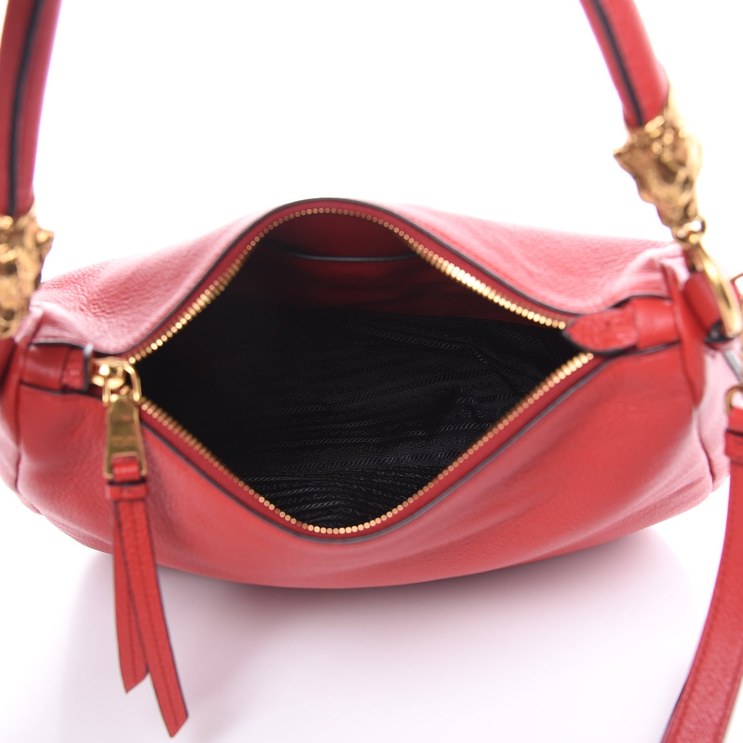 Vitello Phenix Hobo Rosso