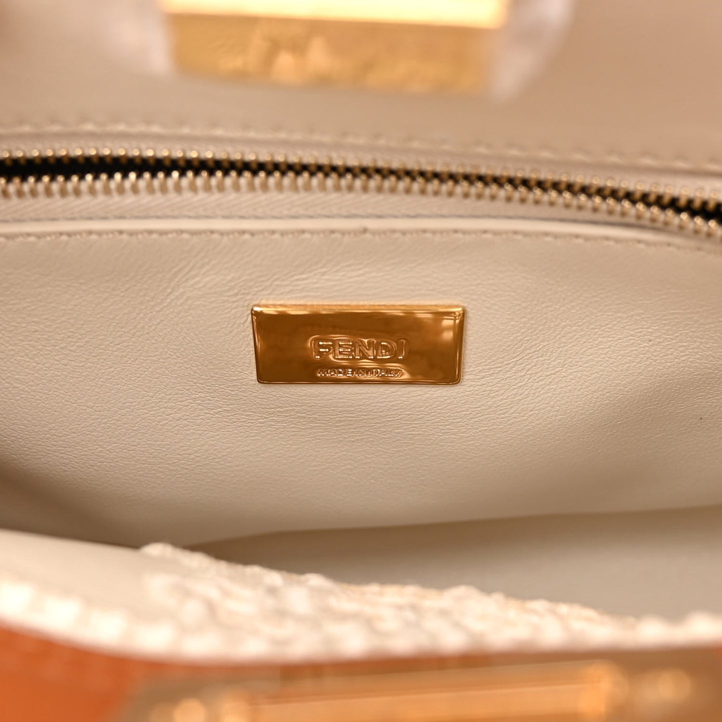 Calfskin Floral Ajour Embroidered Mini Peekaboo Iconic Satchel Brandy Garza