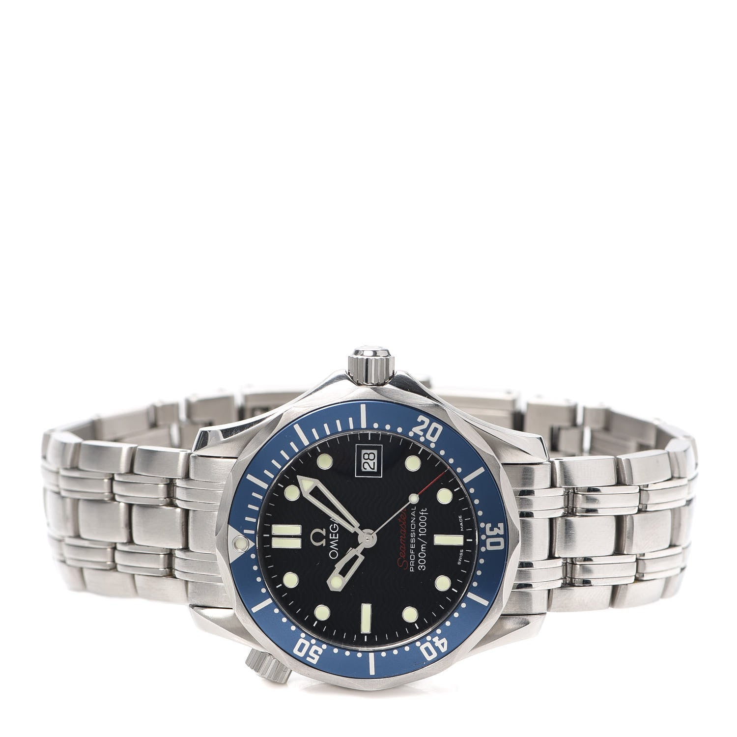 Omega Stainless Steel 36mm Seamaster Professional Quartz Watch Blue 2223.80 2 of 5