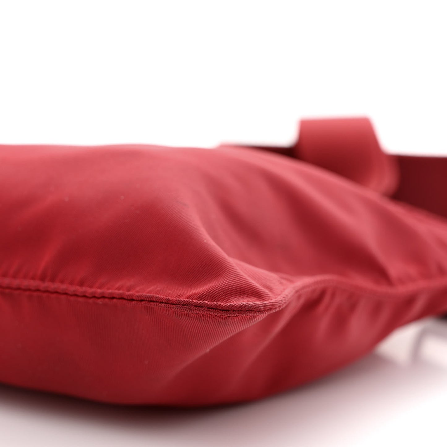 Nylon Flat Messenger Bag Fuoco