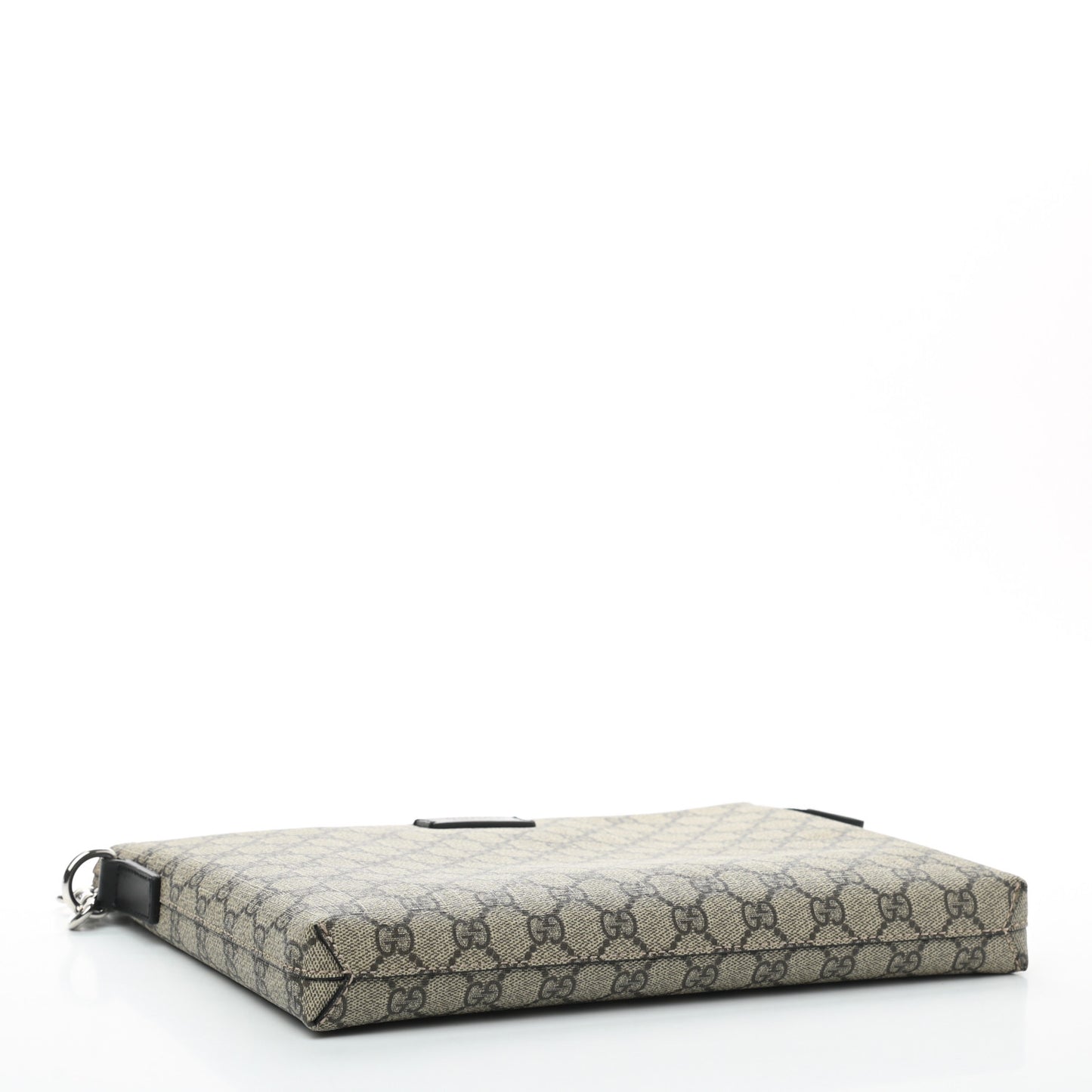 GG Supreme Monogram Mens Wristlet Black