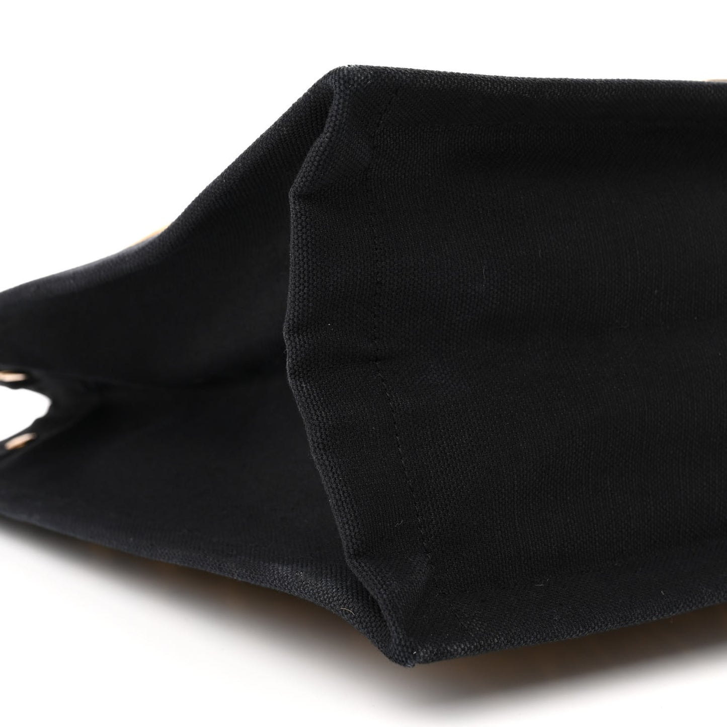 Canvas Calfskin Leopard Print Rive Gauche Noe Tote Natural Black