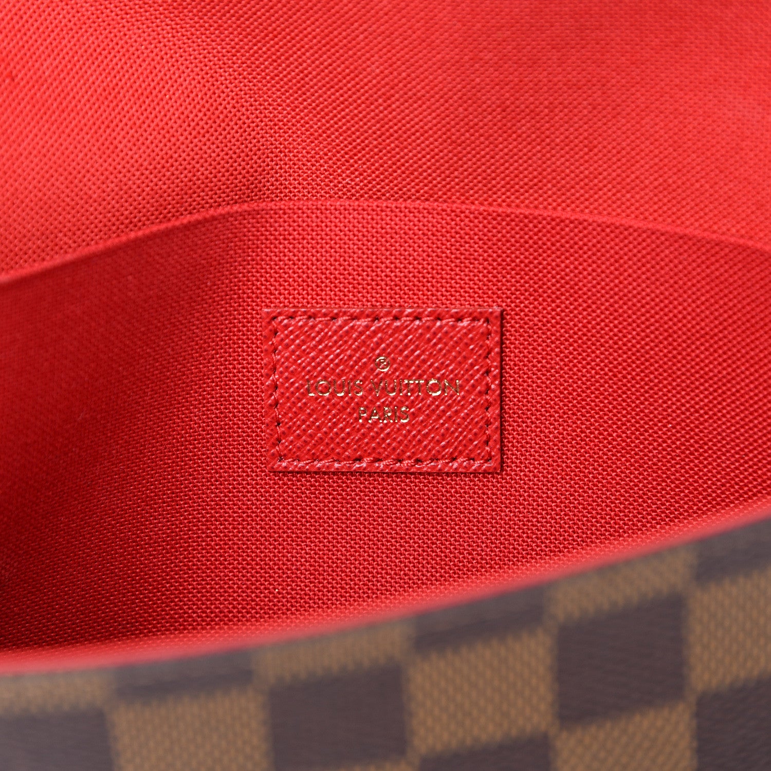 Louis Vuitton Damier Ebene Pochette Felicie Chain Wallet 7 of 14