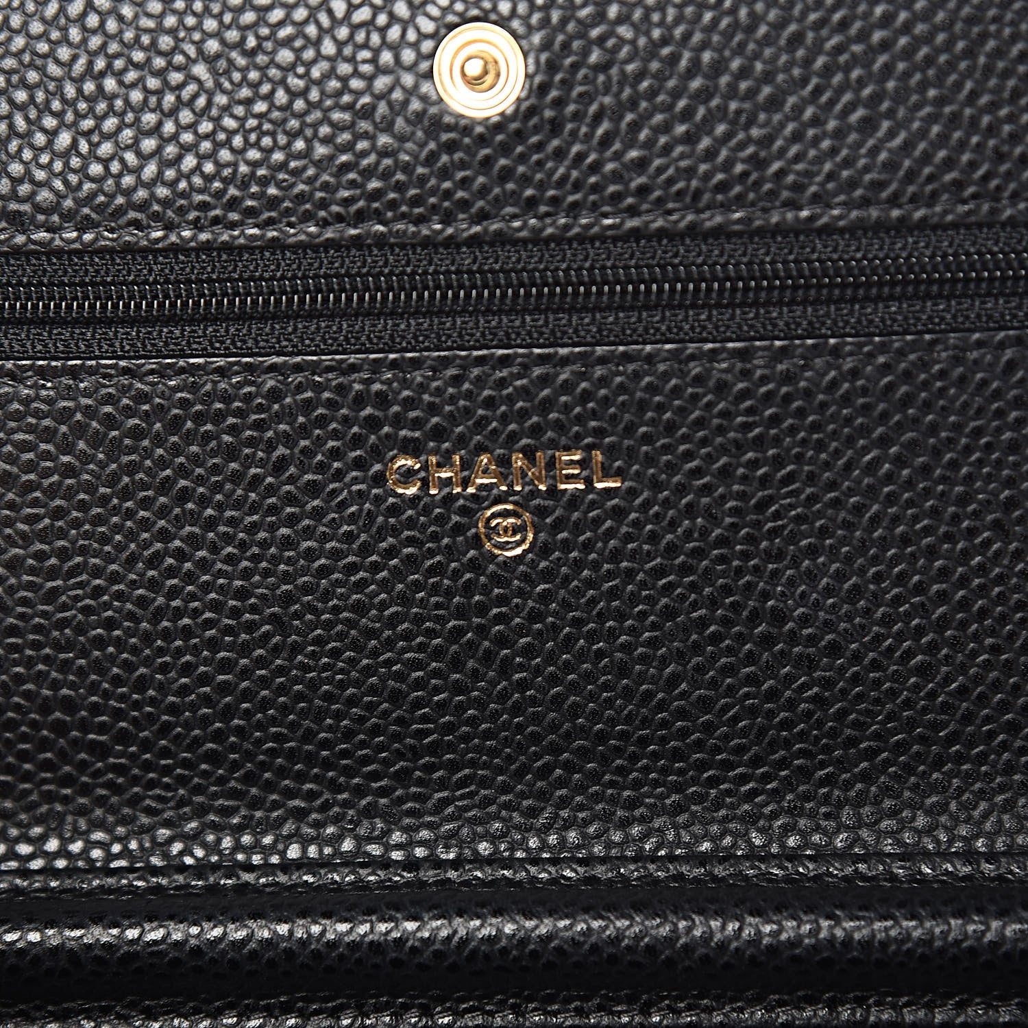 Chanel Caviar Quilted Wallet On Chain WOC Black 6 of 12