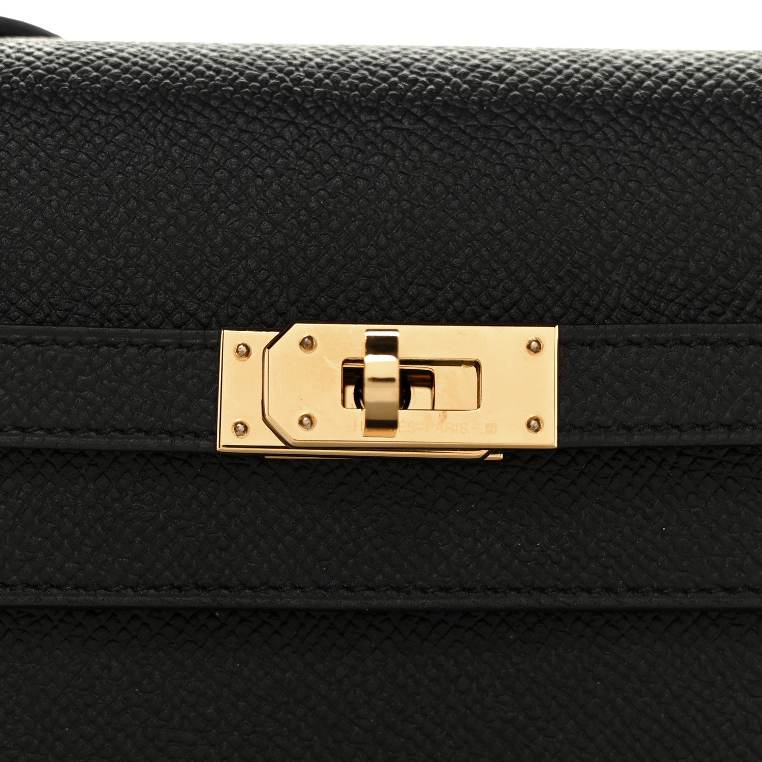 Hermes Epsom Kelly Wallet To Go Black 9 of 14