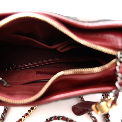 Chanel Knit Calfskin Small Gabrielle Hobo Red 5 of 10