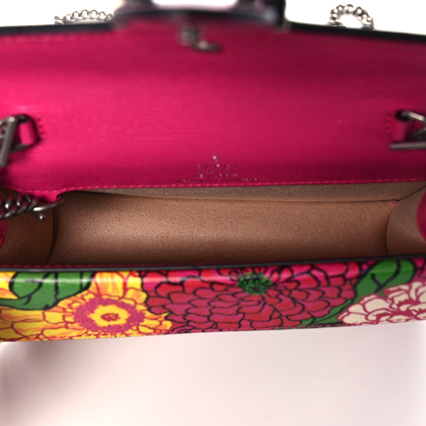 X KEN SCOTT New Shangai Calfskin Pomponica Print Super Mini Dionysus Shoulder Bag Multicolor