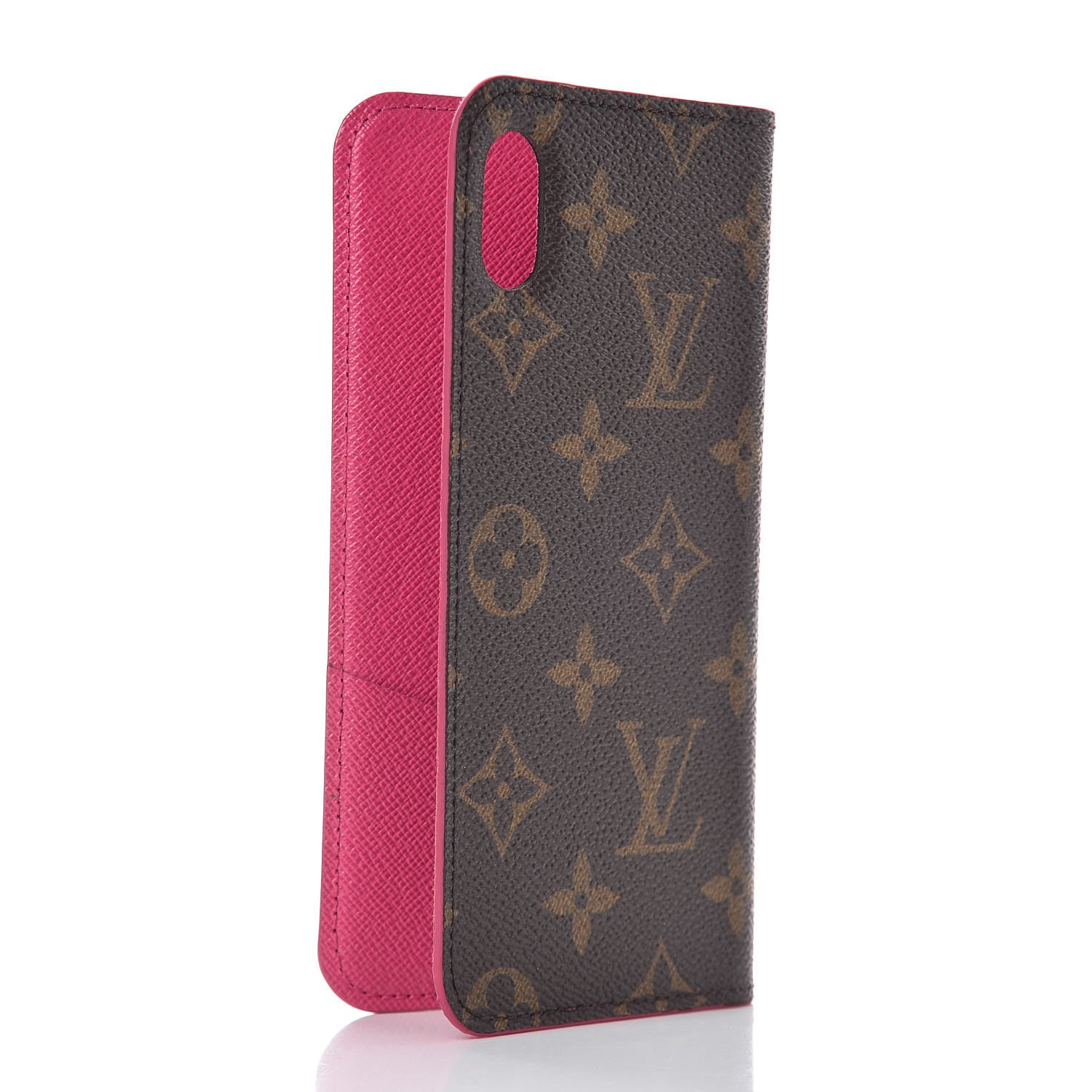 Louis Vuitton Monogram iPhone XS Max Folio Case Rose Pop 3 of 8