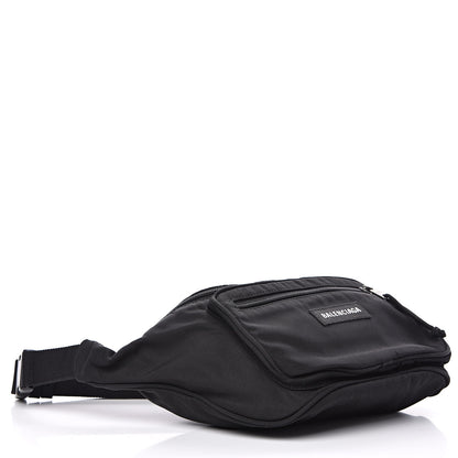 Balenciaga Recycled Casual Nylon Explorer Beltpack Black 4 of 10