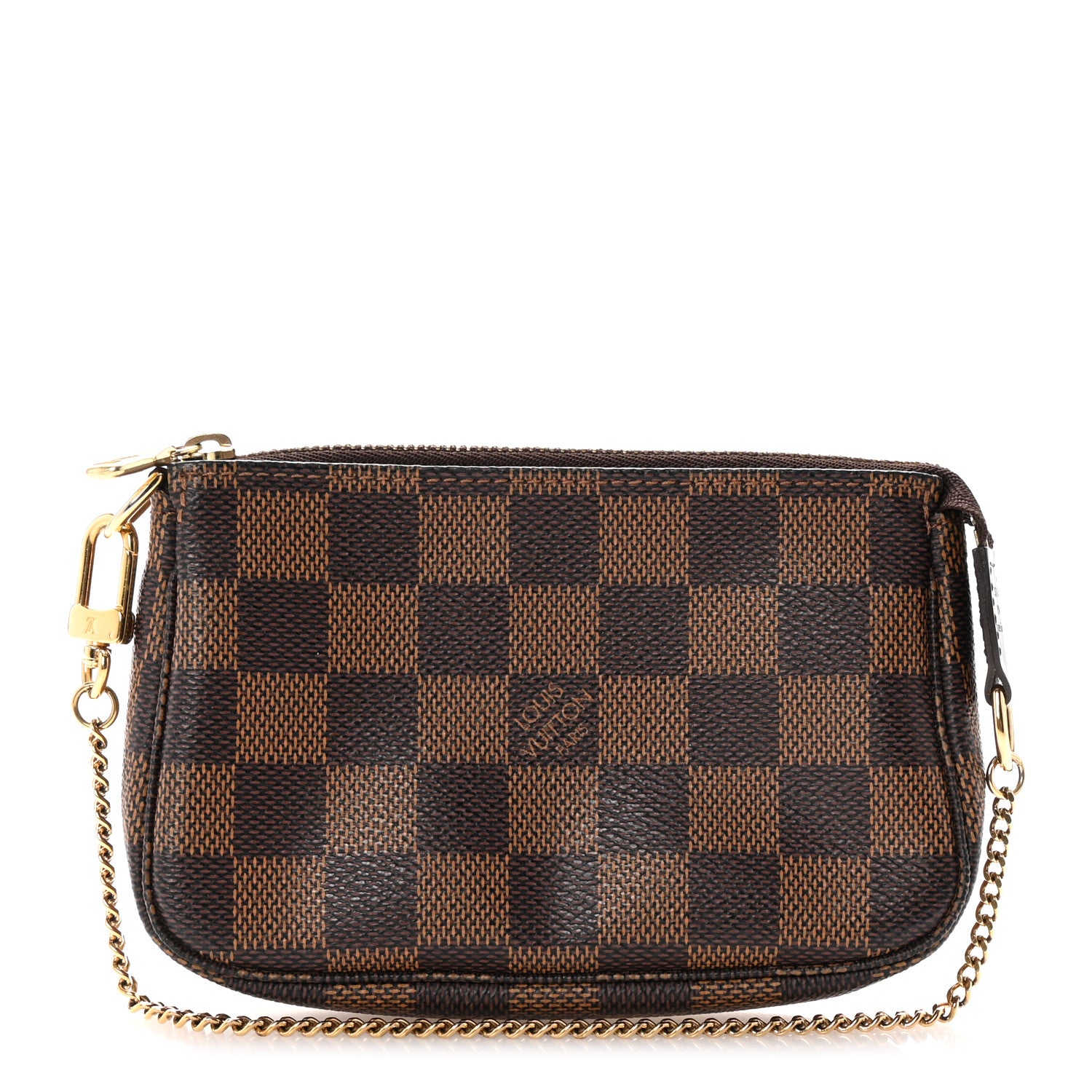 Louis Vuitton Damier Ebene Mini Pochette Accessories 1 of 8