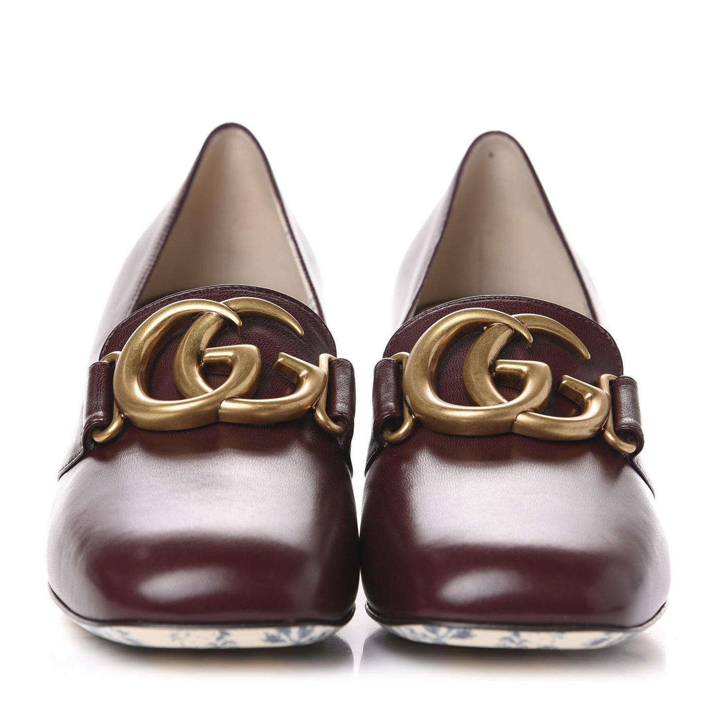 Malaga Kid GG Victoire 55mm Loafer Pumps 37 Vintage Bordeaux