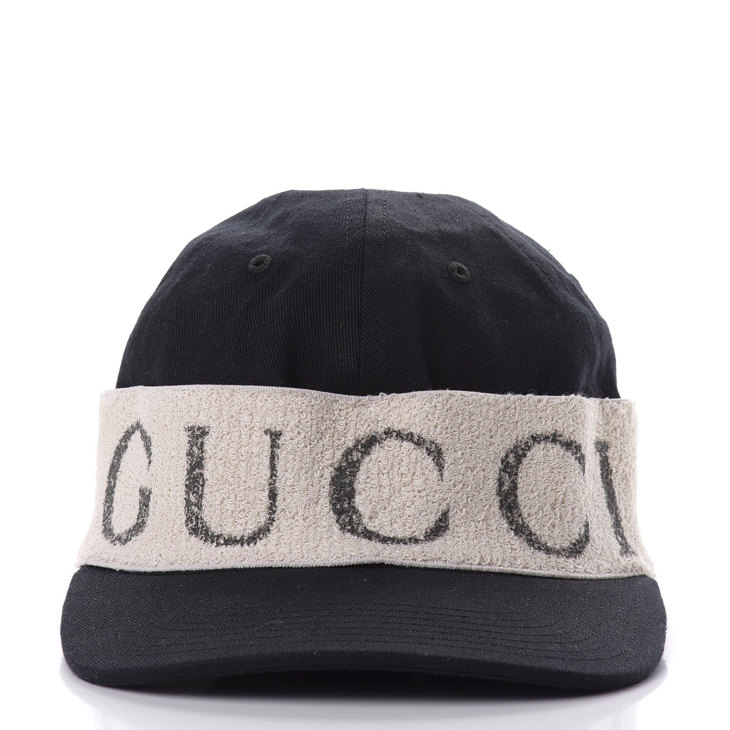 Gucci Gabardine Headband Baseball Hat M Black 3 of 8