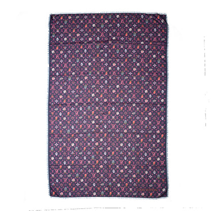Louis Vuitton Wool Silk Monogram Shawl Blue Multicolor Blue Multicolor 1 of 3