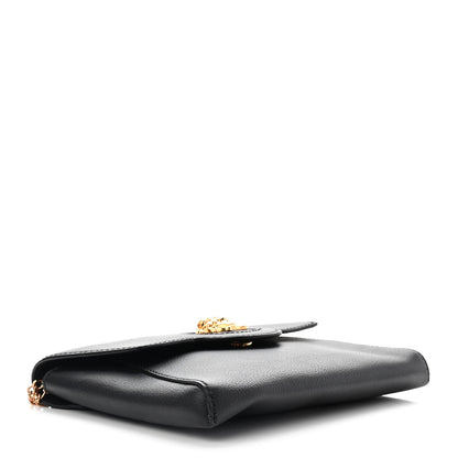 Versace Grained Calfskin La Medusa Chain Crossbody Bag Black 4 of 10