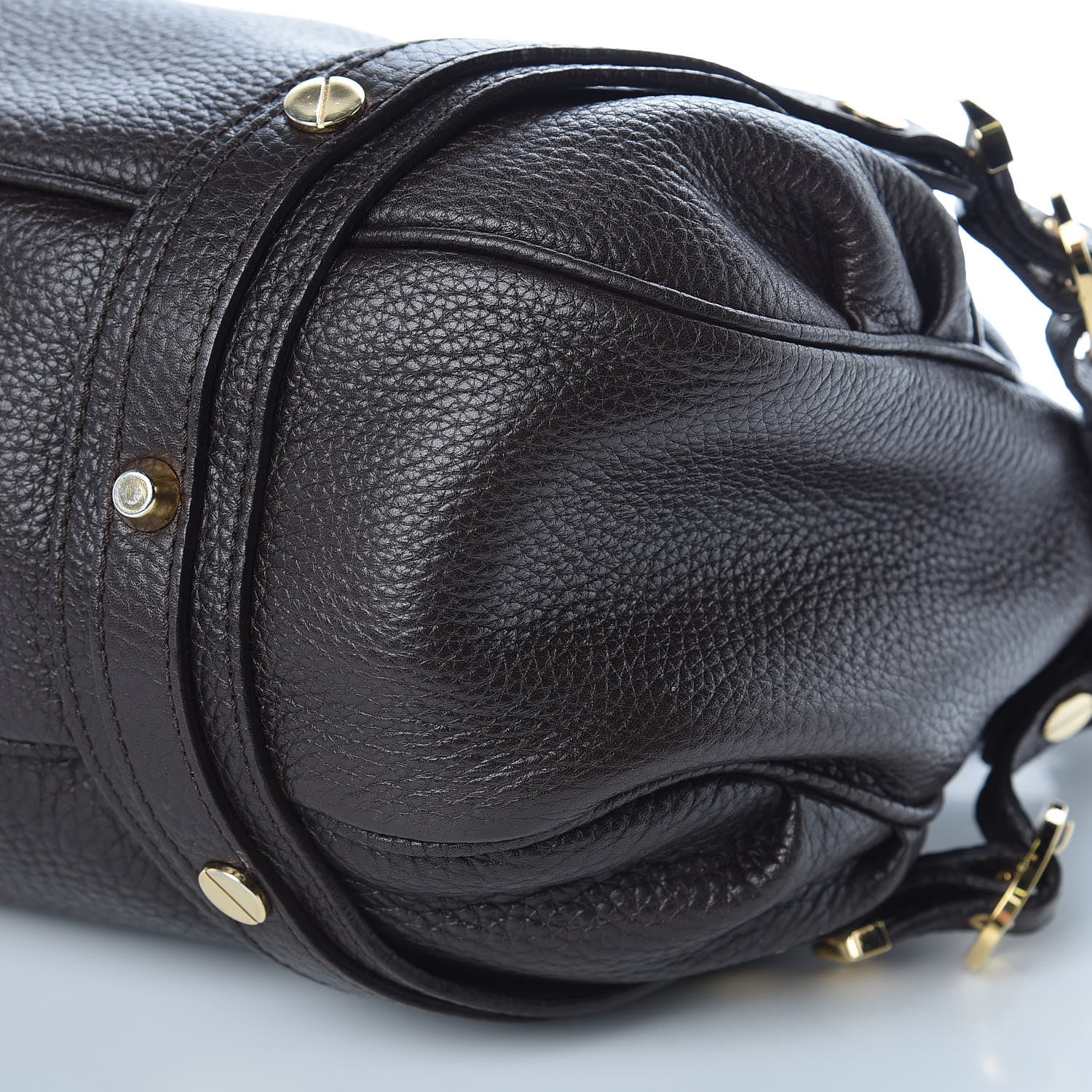 Versace Calfskin Shoulder Bag Brown 17 of 17