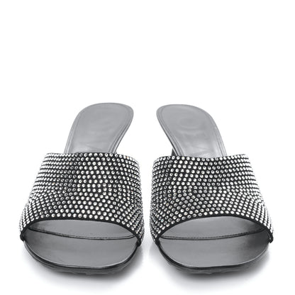 Loewe Crystal 50mm Petal Slide Sandals 41 Black 2 of 7