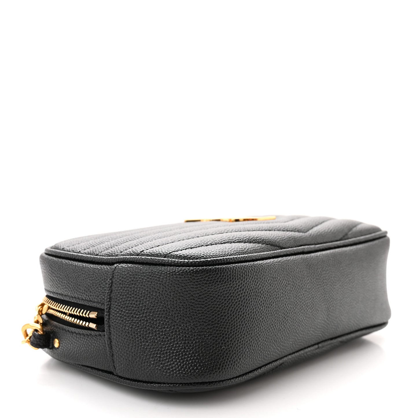 Grain De Poudre Matelasse Monogram Mini Lou Camera Bag Black