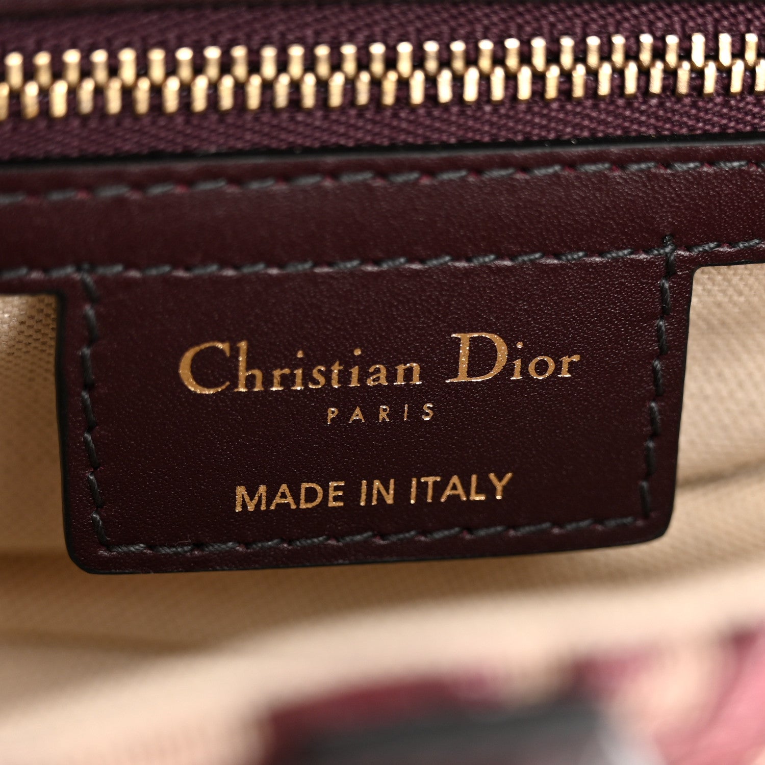 Christian Dior Oblique Saddle Bag Burgundy 6 of 10
