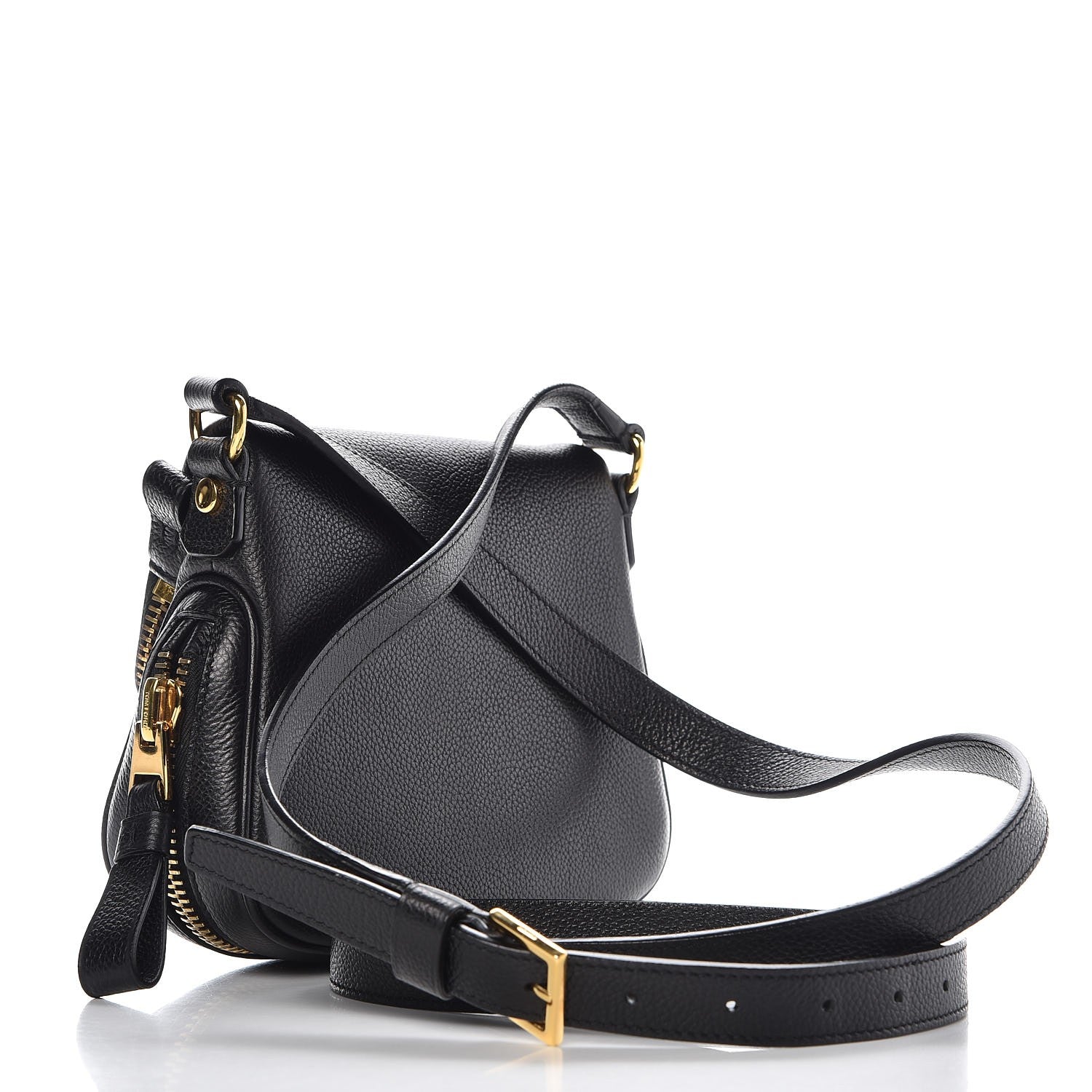 Tom Ford Calfskin Mini Jennifer Crossbody Bag Black 3 of 6