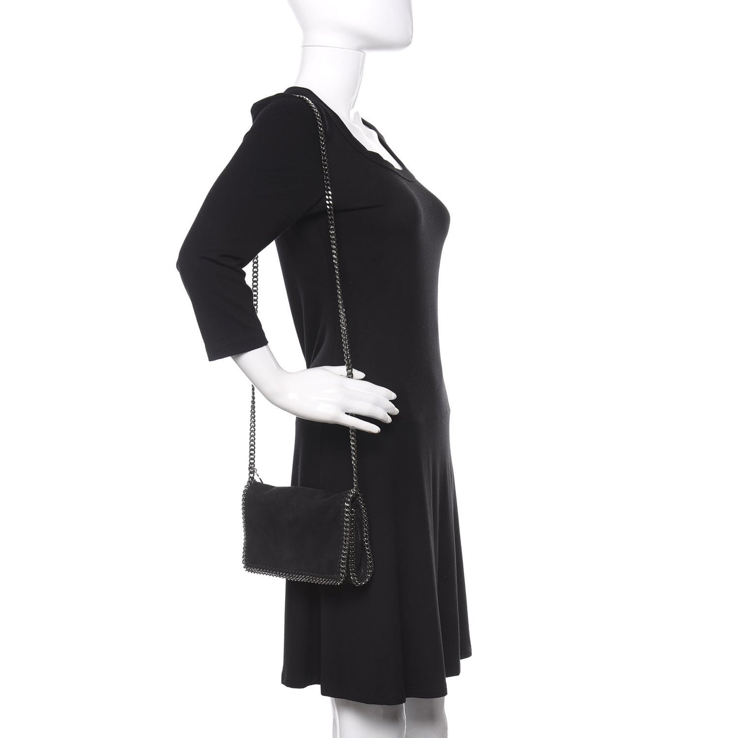Shaggy Deer Falabella Crossbody Bag Black