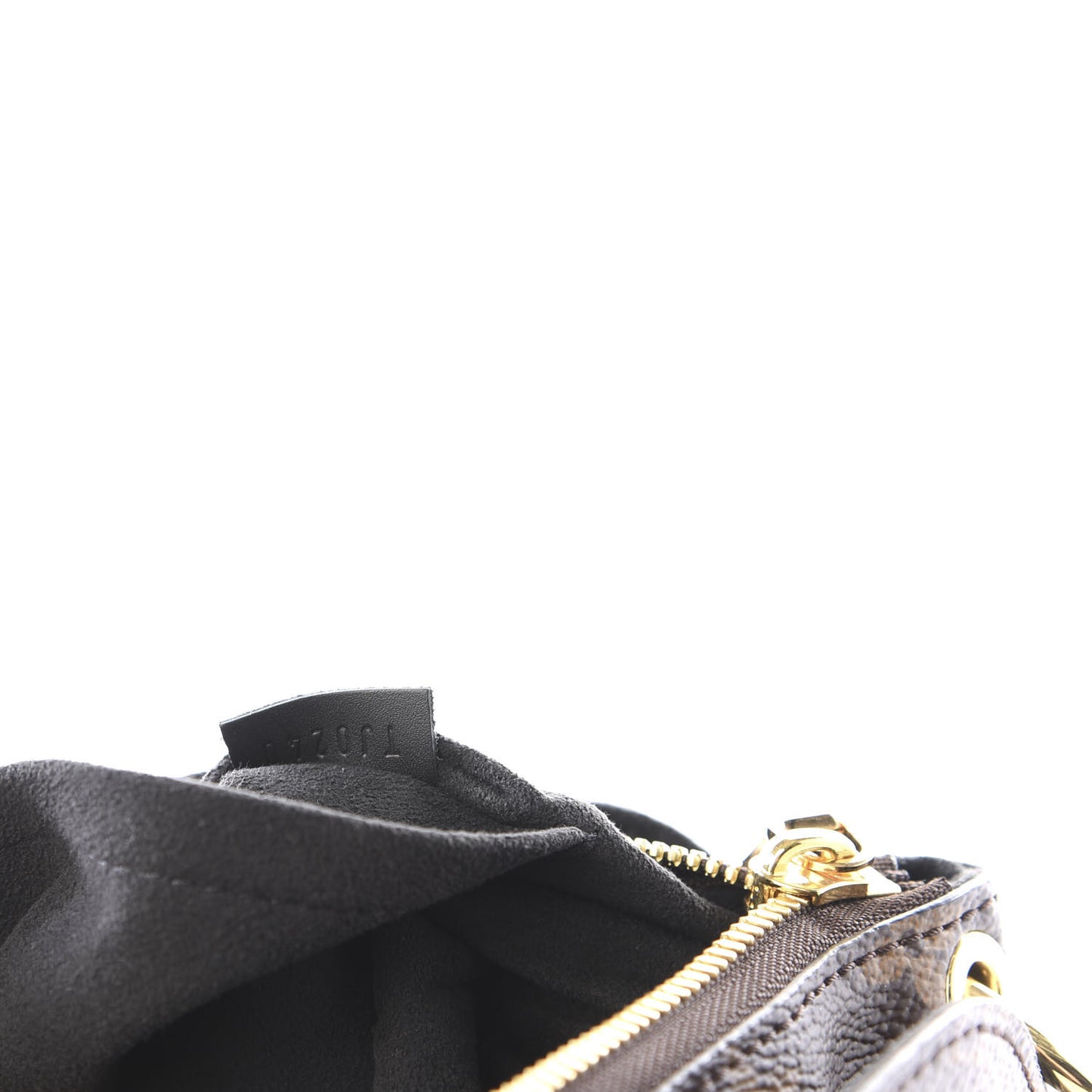 Monogram Flower Zipped Tote PM Black