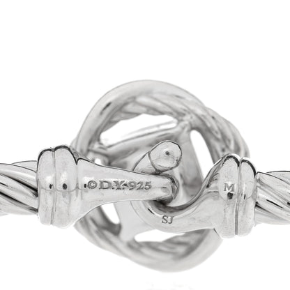 David Yurman Sterling Silver Diamond 3mm Infinity Bracelet 3 of 4