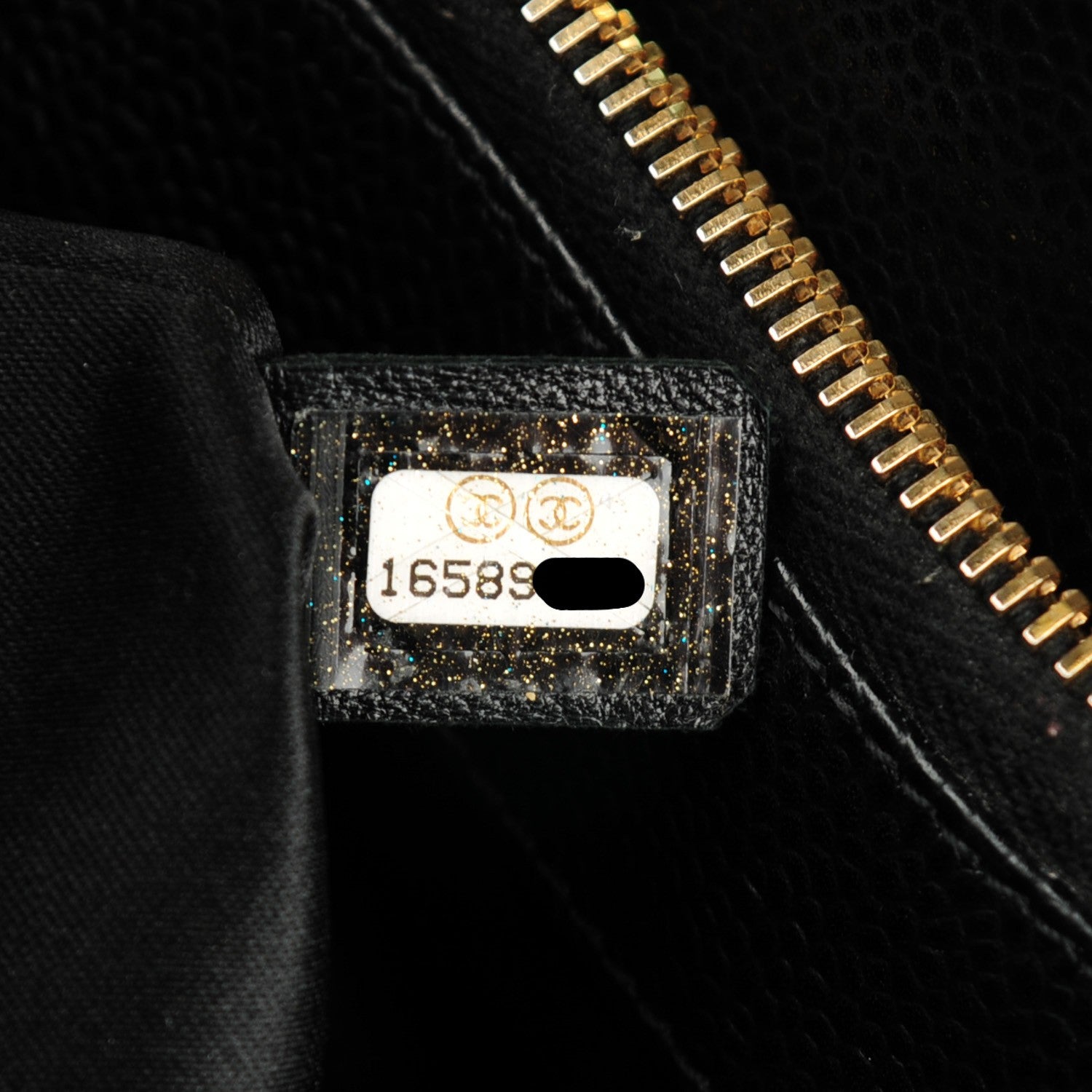 Chanel Caviar Quilted XL Grand Shopping Tote GST Black 7 of 7