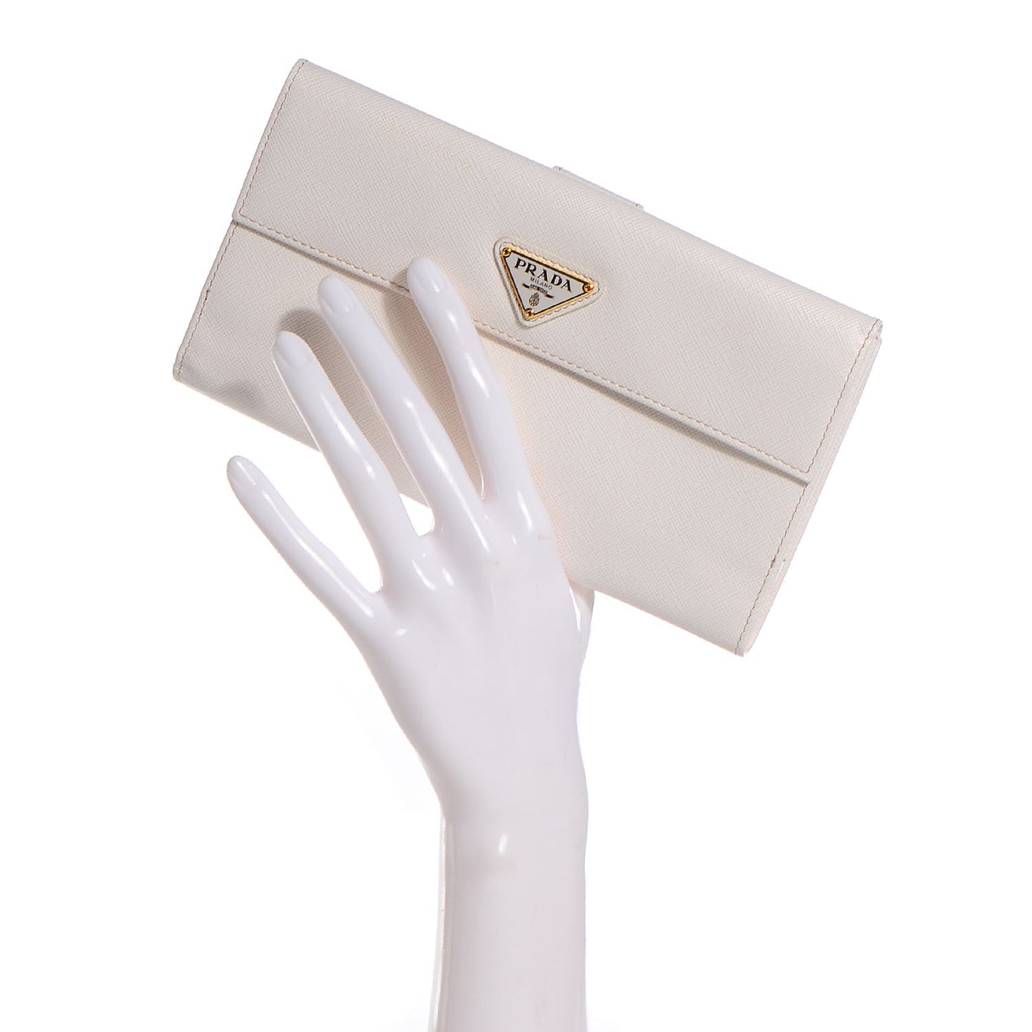 Saffiano Metal Continental Wallet Talco