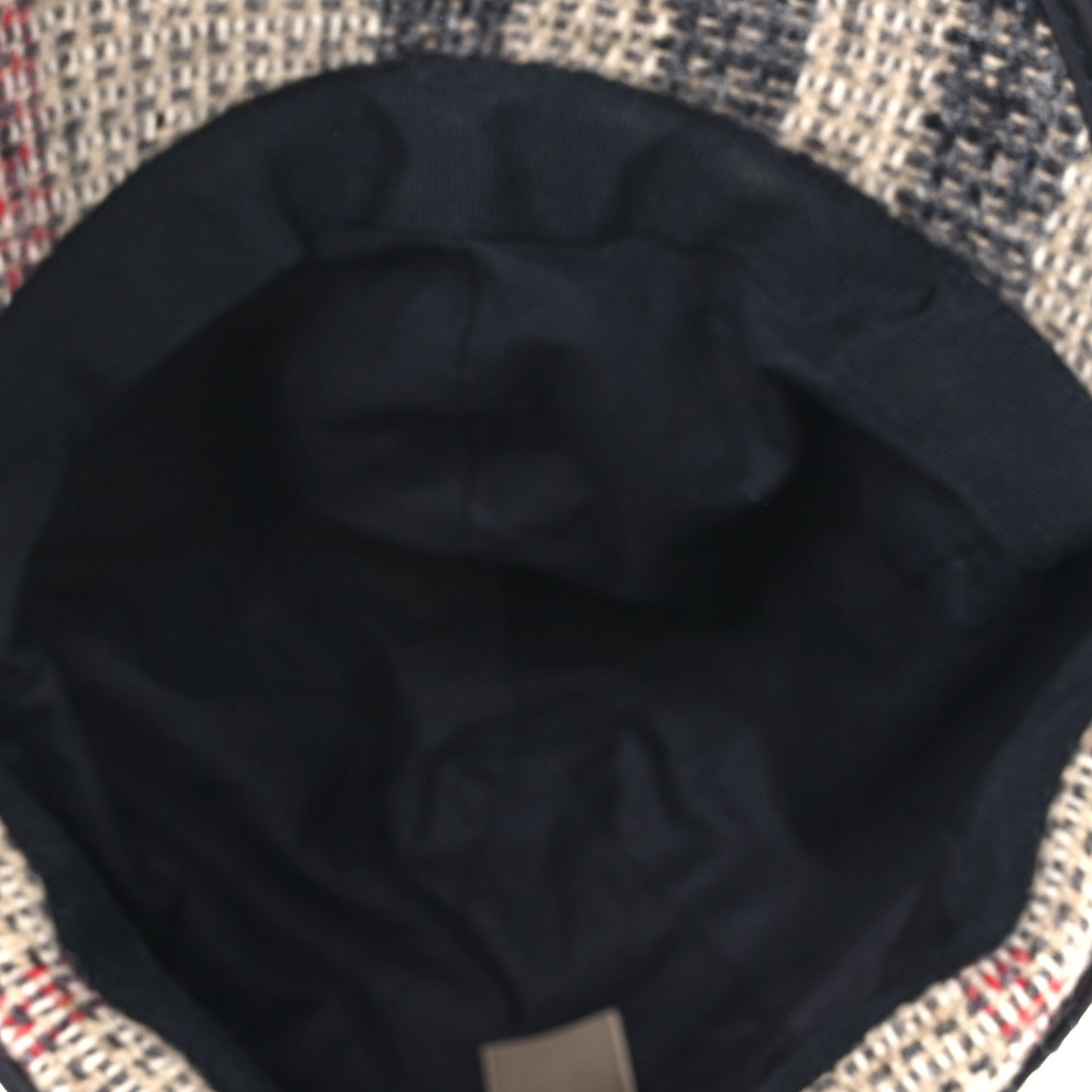 Wool Check Cap S