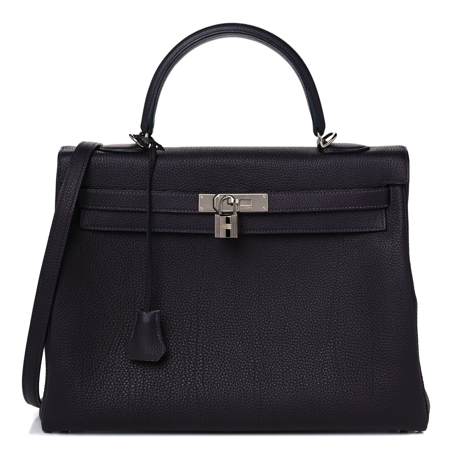 Hermes Togo Kelly Retourne 35 Raisin 1 of 20