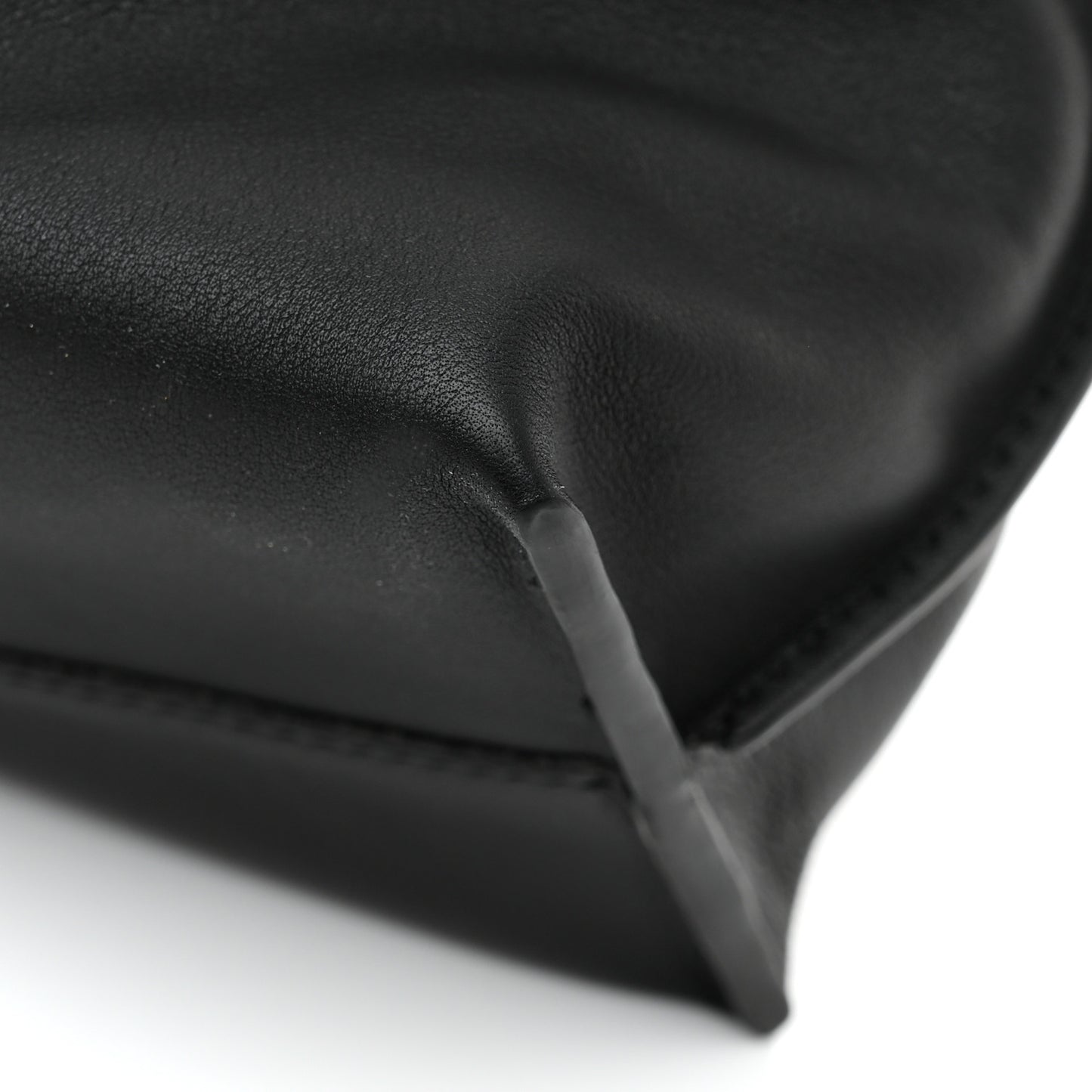 Calfskin Small Flamenco Knot Bag Black