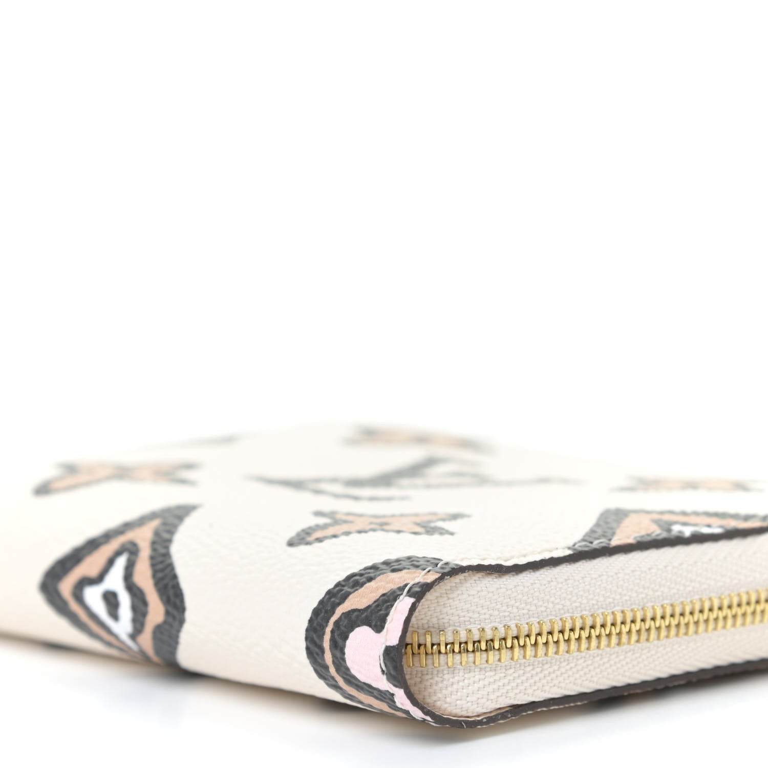 Louis Vuitton Monogram Giant Wild At Heart Zippy Coin Purse Creme 5 of 9
