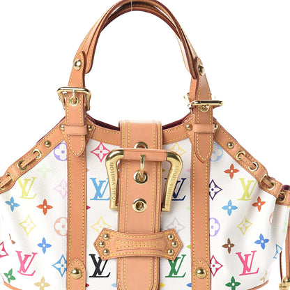 Louis Vuitton Monogram Multicolor Theda GM White 6 of 8