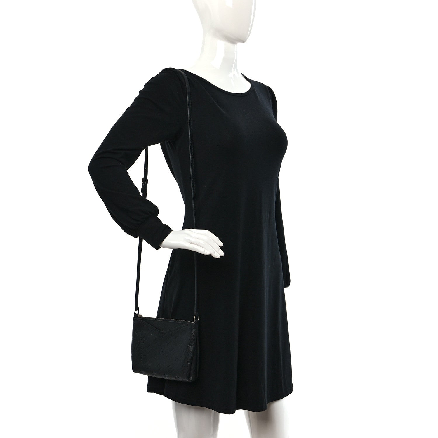 Louis Vuitton Empreinte Pallas Crossbody Black 2 of 8