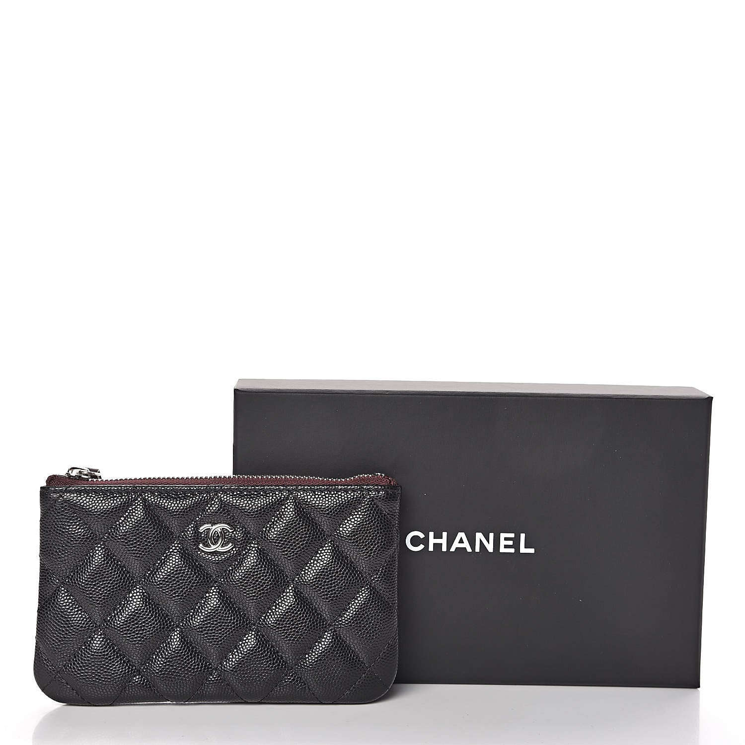 Chanel Caviar Quilted Small Cosmetic Case Black 8 of 8