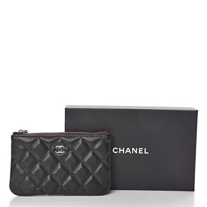Chanel Caviar Quilted Small Cosmetic Case Black 8 of 8