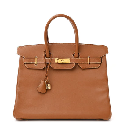 Hermes Courchevel Birkin 35 Gold 1 of 12