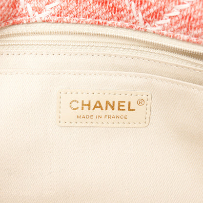 Chanel Jersey Quilted Jumbo Fabrics and Co Flap Multicolor 6 of 12