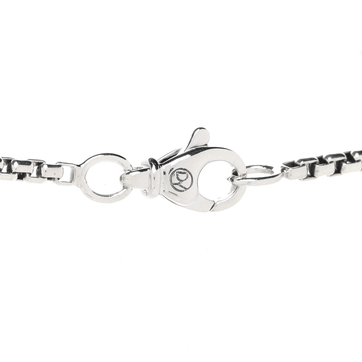 David Yurman Sterling Silver 2.7mm Small Box Chain Necklace 26" 4 of 4