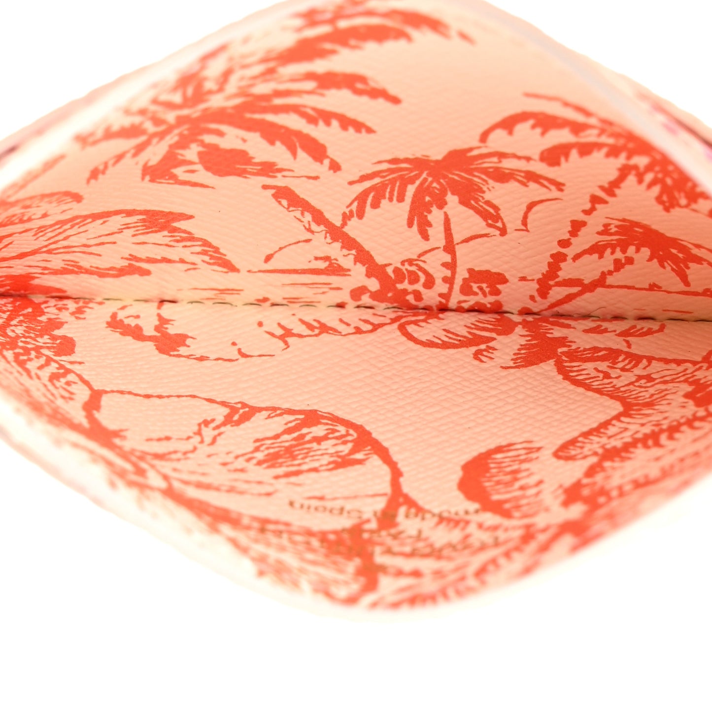 Monogram Tiles By The Pool Card Holder Coral