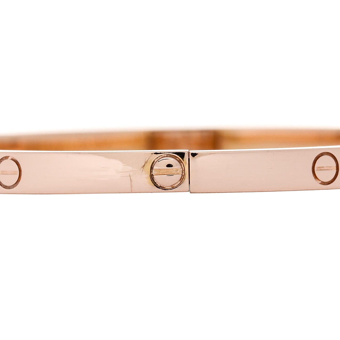 18K Pink Gold Small LOVE Bracelet 17