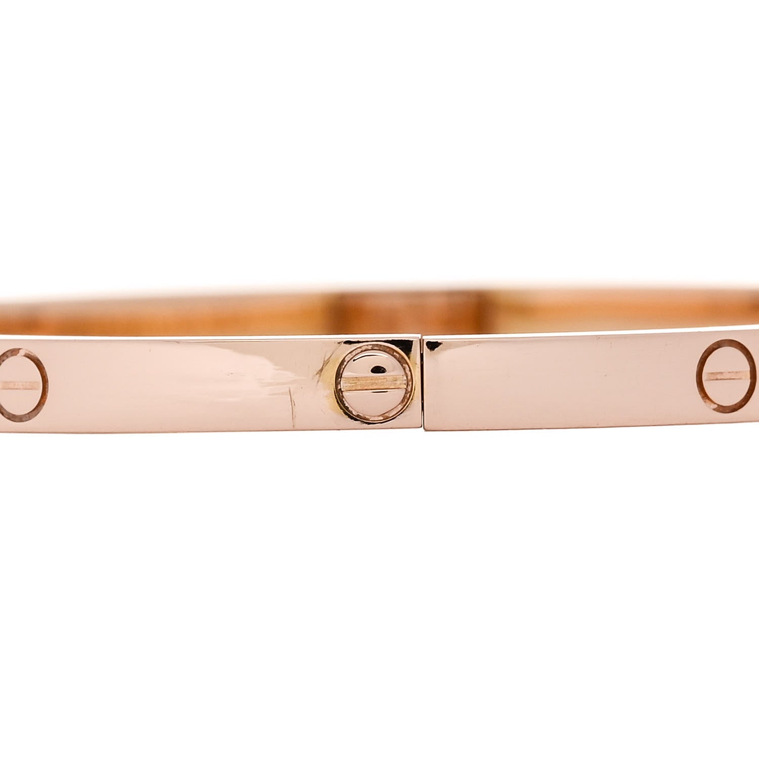 Cartier 18K Pink Gold Small LOVE Bracelet 17 4 of 8