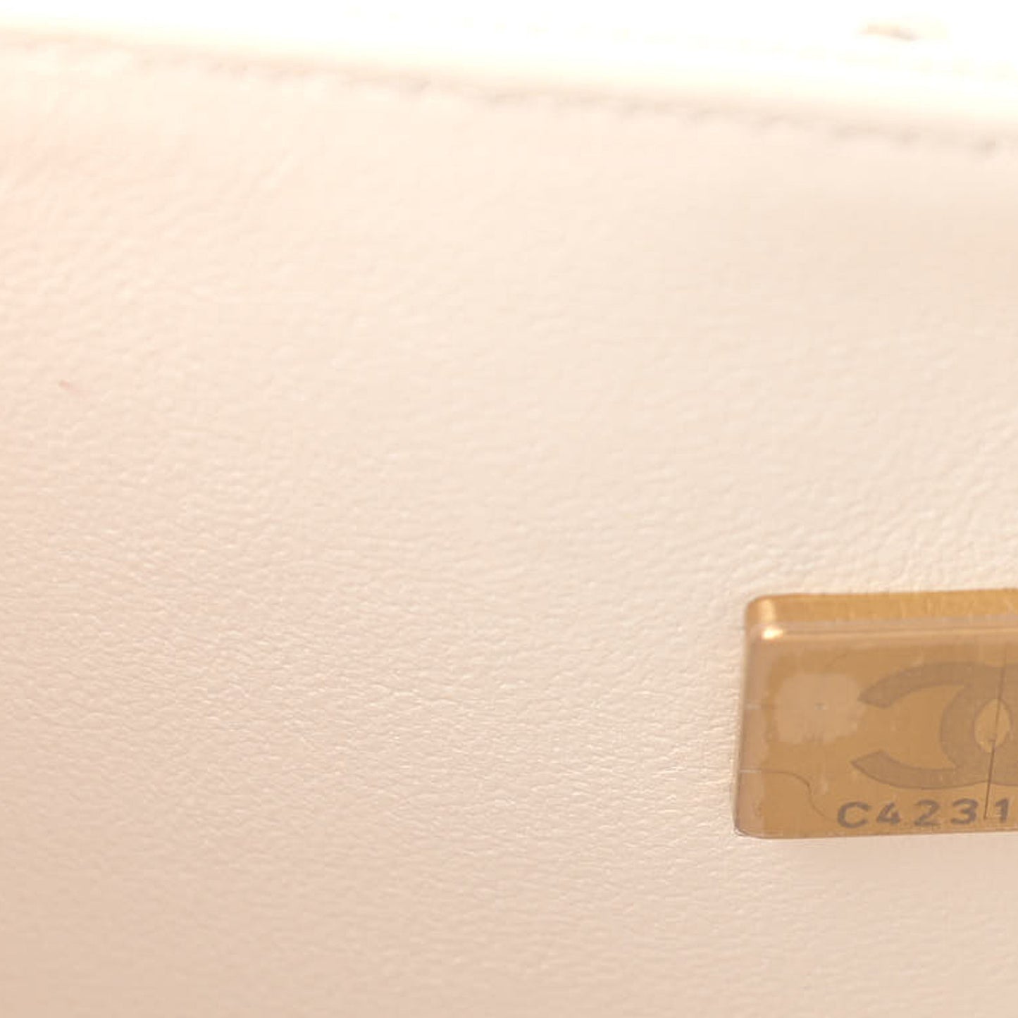 Caviar Quilted Small Double Flap White