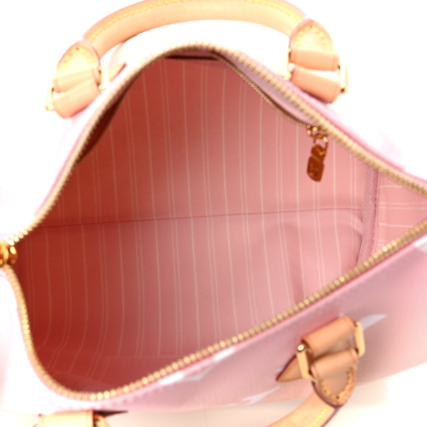 Louis Vuitton Monogram Giant By The Pool Speedy Bandouliere 25 Light Pink 5 of 12