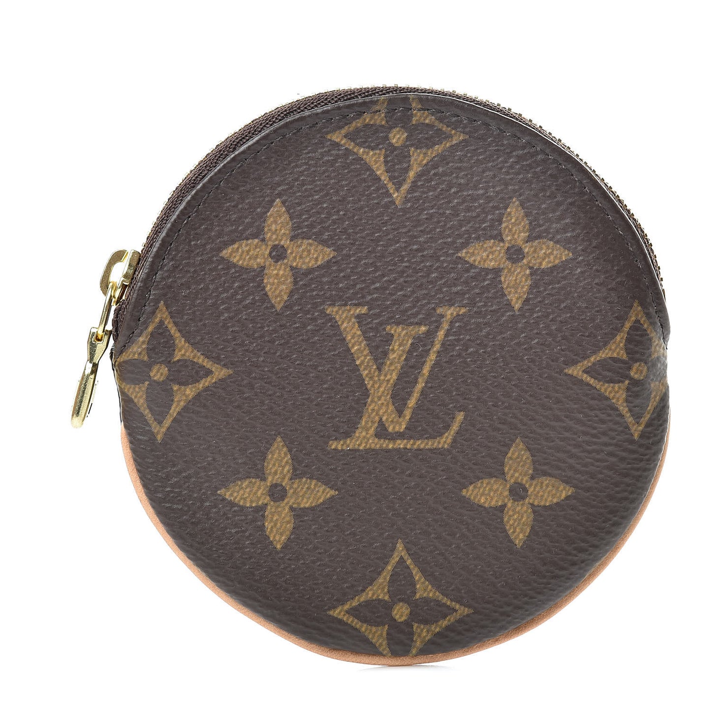 Monogram Round Coin Purse